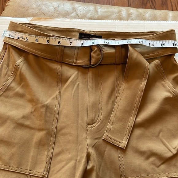 Banana Republic-10-latte cream(tan)-hi rise, belted ,tapered, cargo pants. - Picture 13 of 16